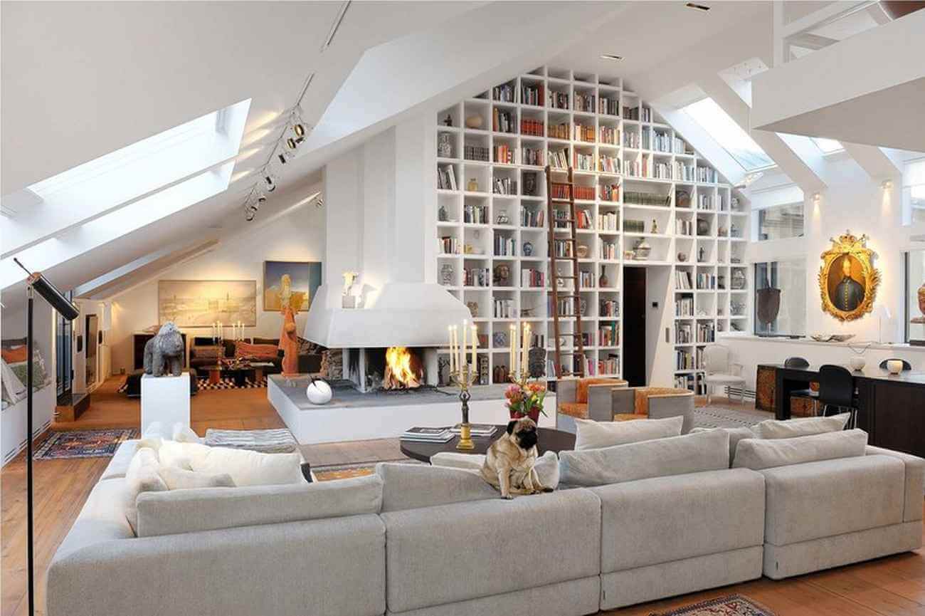 Paris apartment loft: rustic living environment three level ...