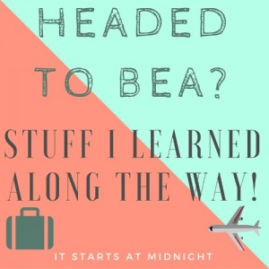 Headed to BEA? Stuff I Learned Along the Way!