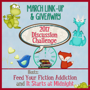 March Discussion Challenge Link Up & Giveaway