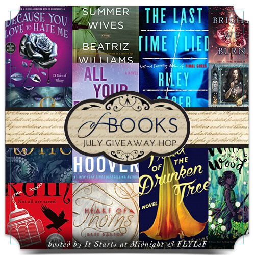 July 2018 New Release/Of Books Giveaway Hop ⋆ It Starts at Midnight